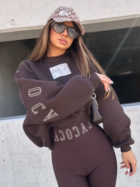 Bluza BASKETA czekoladowy brąz La Coca