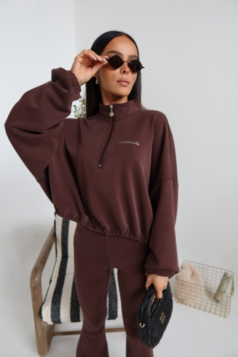 Bluza MOVE czekolada La Manuel