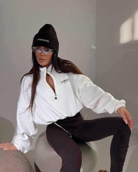 Bluza WARM UP ecru La Manuel