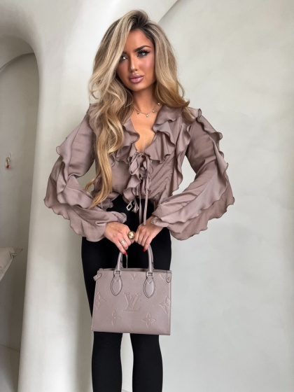 Bluzka COURTNEY mokka By Me