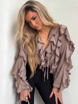 Bluzka COURTNEY mokka By Me