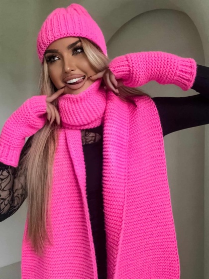 Komplet ALASKA barbie róż By Me