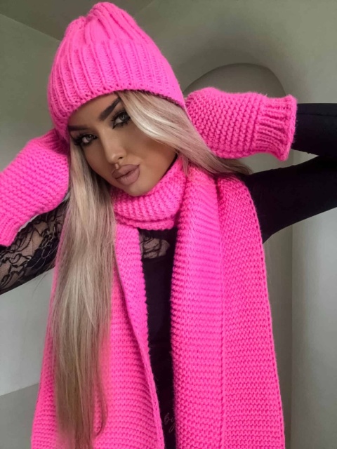 Komplet ALASKA barbie róż By Me