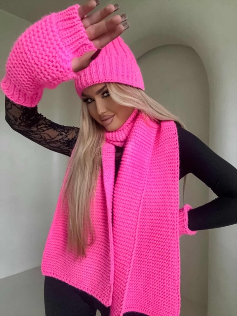 Komplet ALASKA barbie róż By Me