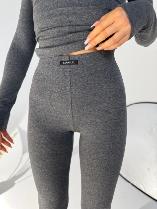 Komplet ORIGIN top i legginsy grafit La Manuel