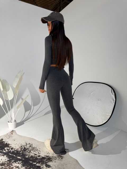 Komplet ORIGIN top i legginsy grafit La Manuel