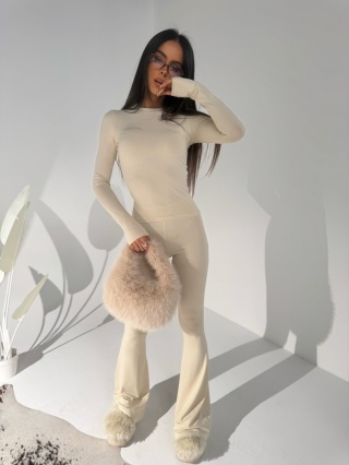 Komplet ORIGIN top i legginsy vanilla La Manuel