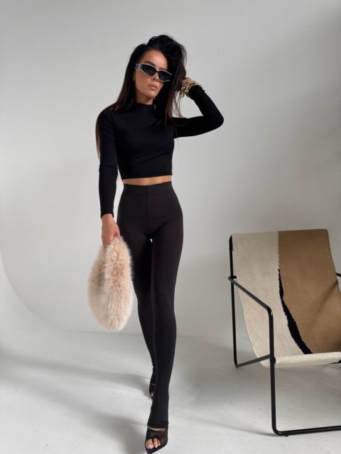 Legginsy HIDDEN czarne La Manuel