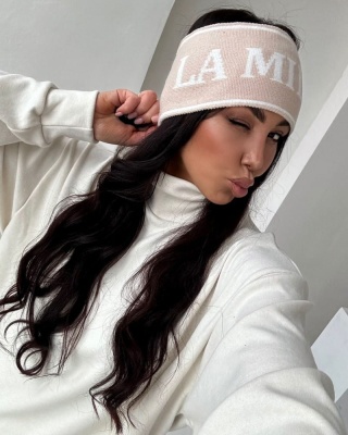 Opaska na głowę beż La Milla