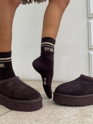 Skarpetki STRIPE czekoladowe By me