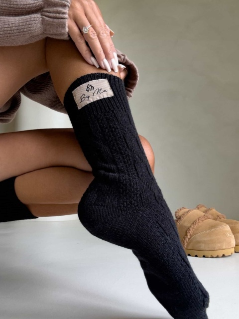 Skarpety WOOL czarne By Me