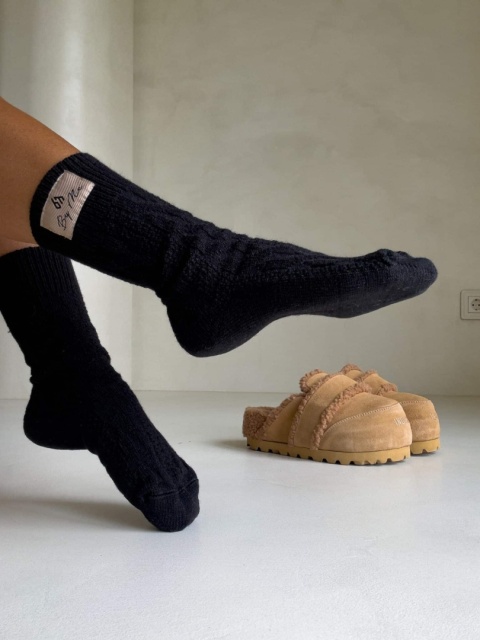 Skarpety WOOL czarne By Me