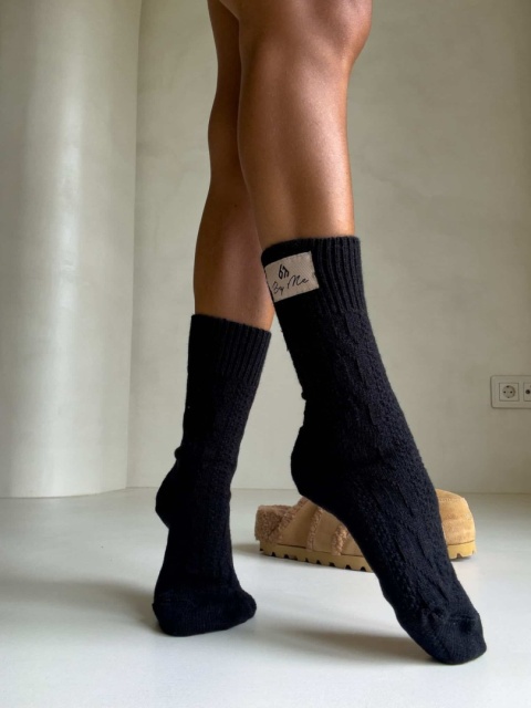 Skarpety WOOL czarne By Me