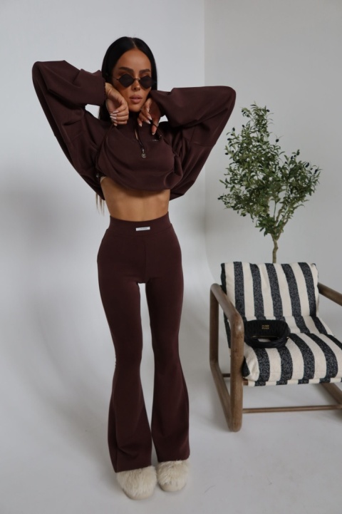 Spodnie MOVE czekolada La Manuel