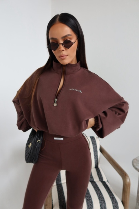 Spodnie MOVE czekolada La Manuel