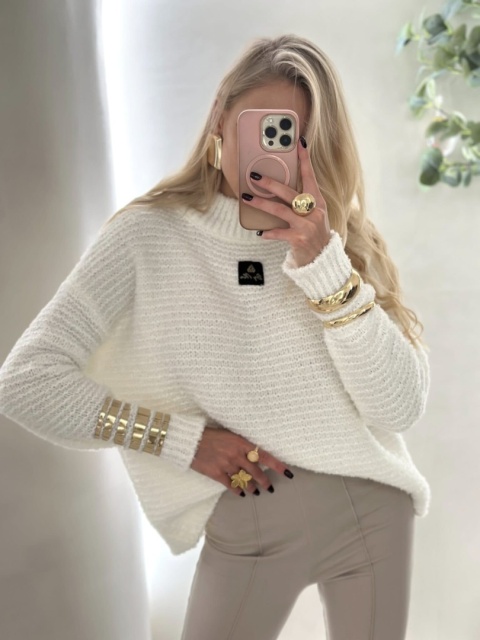 Sweter BUCLA – ecru By Me