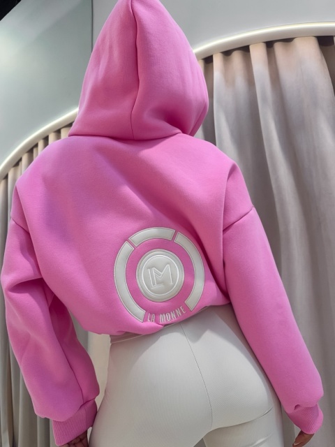 Bluza BELLA ZIP pink La Monne