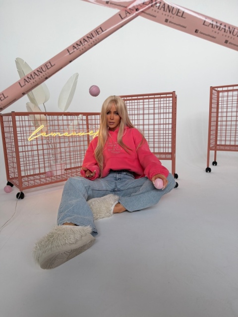 Bluza BLOW UP koral La Manuel