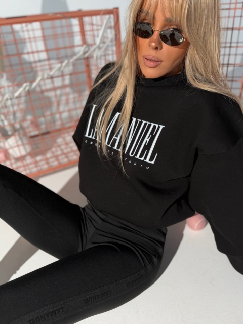 Bluza CREATIVE czarna LA MANUEL