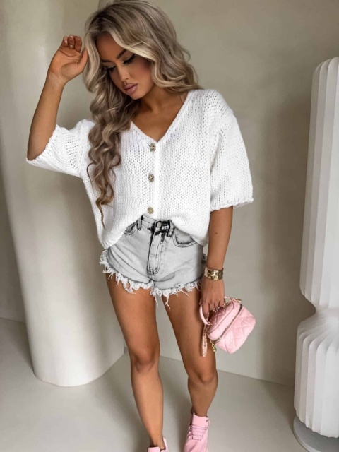 Kardigan ROYAL – ecru By Me