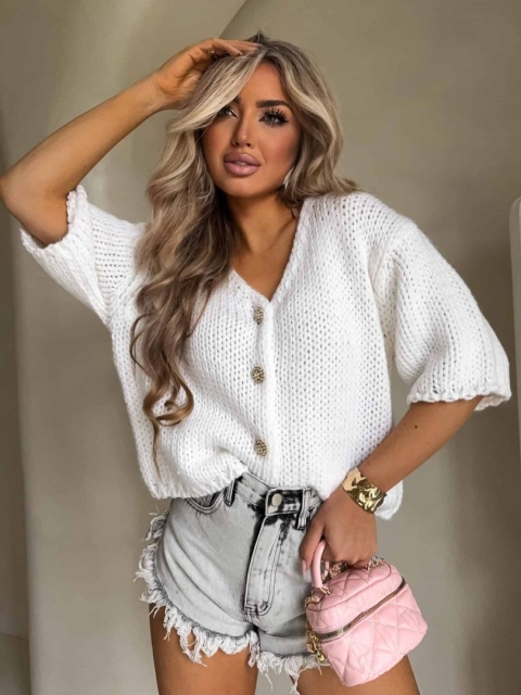 Kardigan ROYAL – ecru By Me