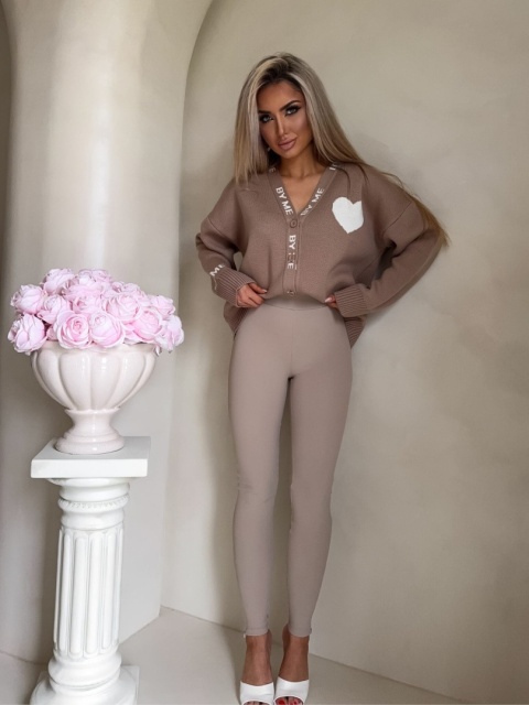 Kardigan SERCA beżowy By Me