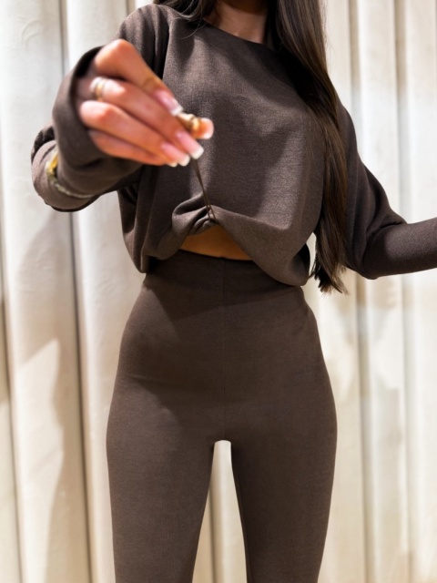 Komplet GLAM czekoladowy M.Tissu