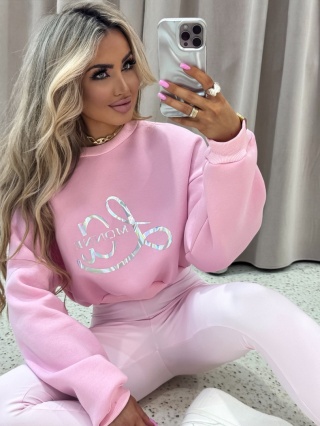 Komplet HOLO różowy La Monne