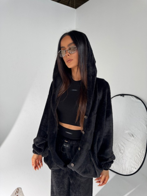 Komplet bluza i spodnie TENDER czarny La Manuel