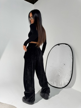 Komplet bluza i spodnie TENDER czarny La Manuel