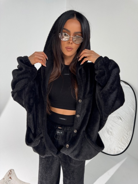 Komplet bluza i spodnie TENDER czarny La Manuel