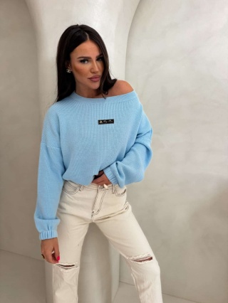 Sweter CANOA – niebieski By Me
