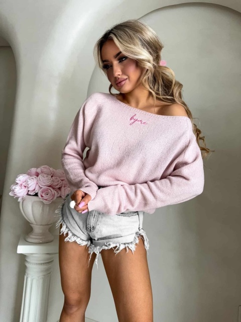 Sweter HERMES różowy By Me