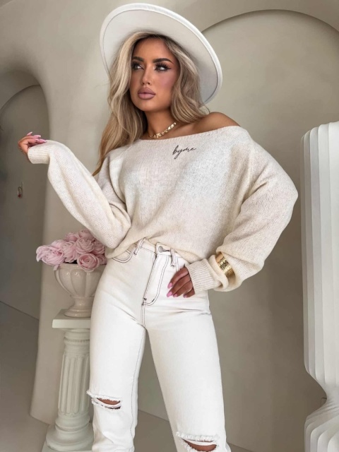 Sweter HERMES jasny beż By Me