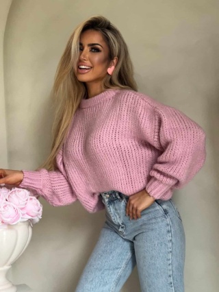 Sweter LEGEND jasny róż By Me