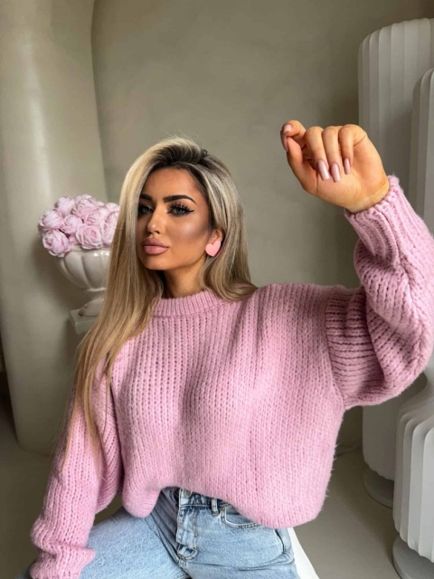 Sweter LEGEND jasny róż By Me