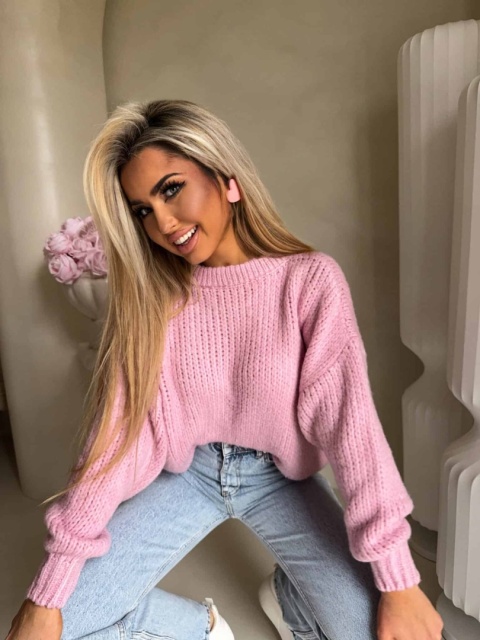 Sweter LEGEND jasny róż By Me