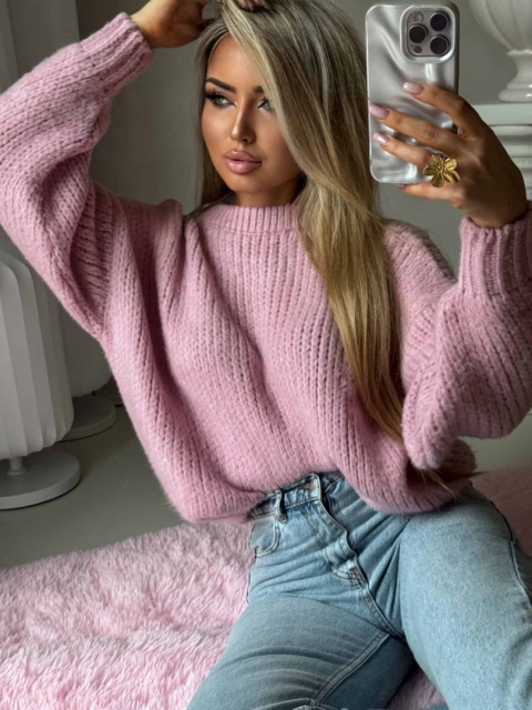 Sweter LEGEND jasny róż By Me