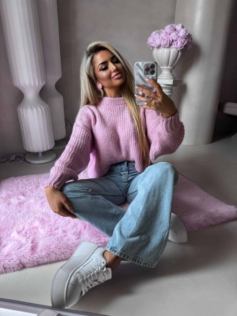 Sweter LEGEND jasny róż By Me