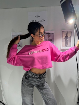 Bluza OMBRE fuksja La Manuel