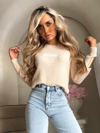 Sweter CRISTAL jasny beż By Me