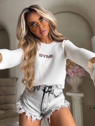 Sweter CRISTAL ecru By Me