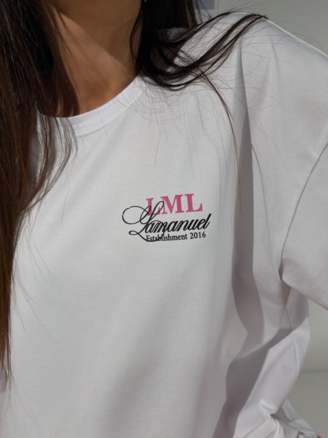T-shirt LA CLUB biały La Manuel