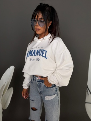 Bluza DREAM BIG ecru La Manuel