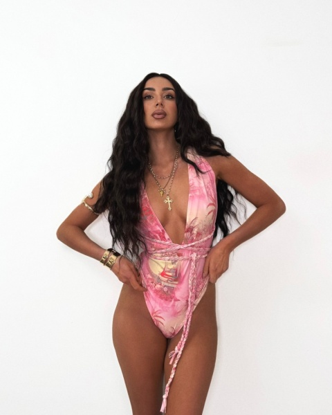 Monokini warkocz TROPICAL La Milla