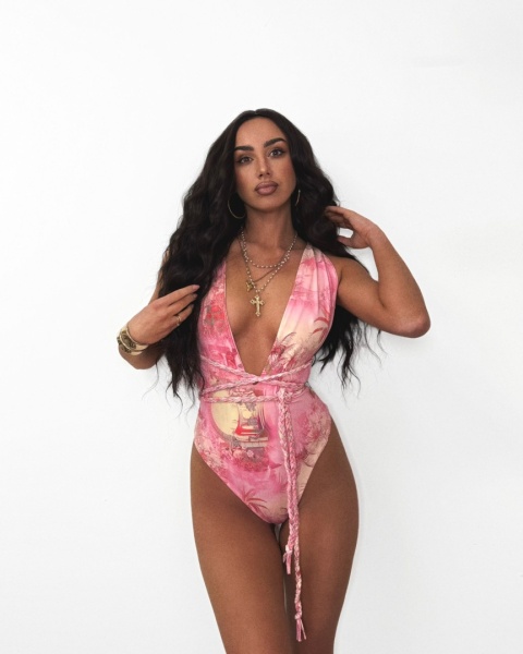 Monokini warkocz TROPICAL La Milla