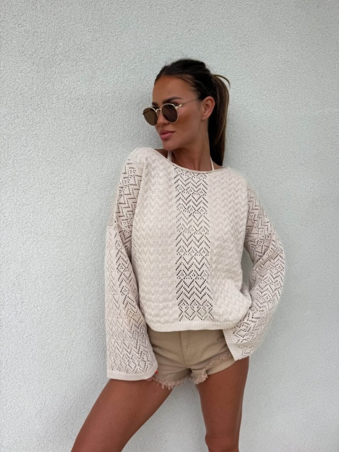 Sweter Lugano jasny beż By Me