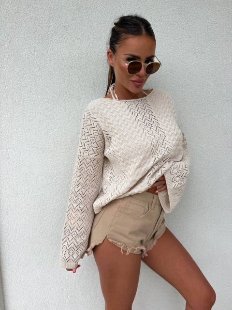Sweter Lugano jasny beż By Me