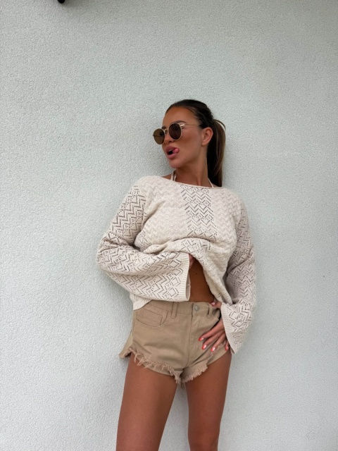 Sweter Lugano jasny beż By Me