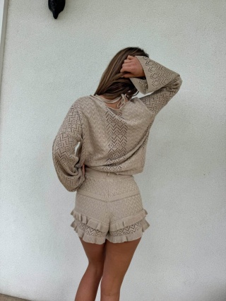 Sweter Lugano ciemny beż By Me